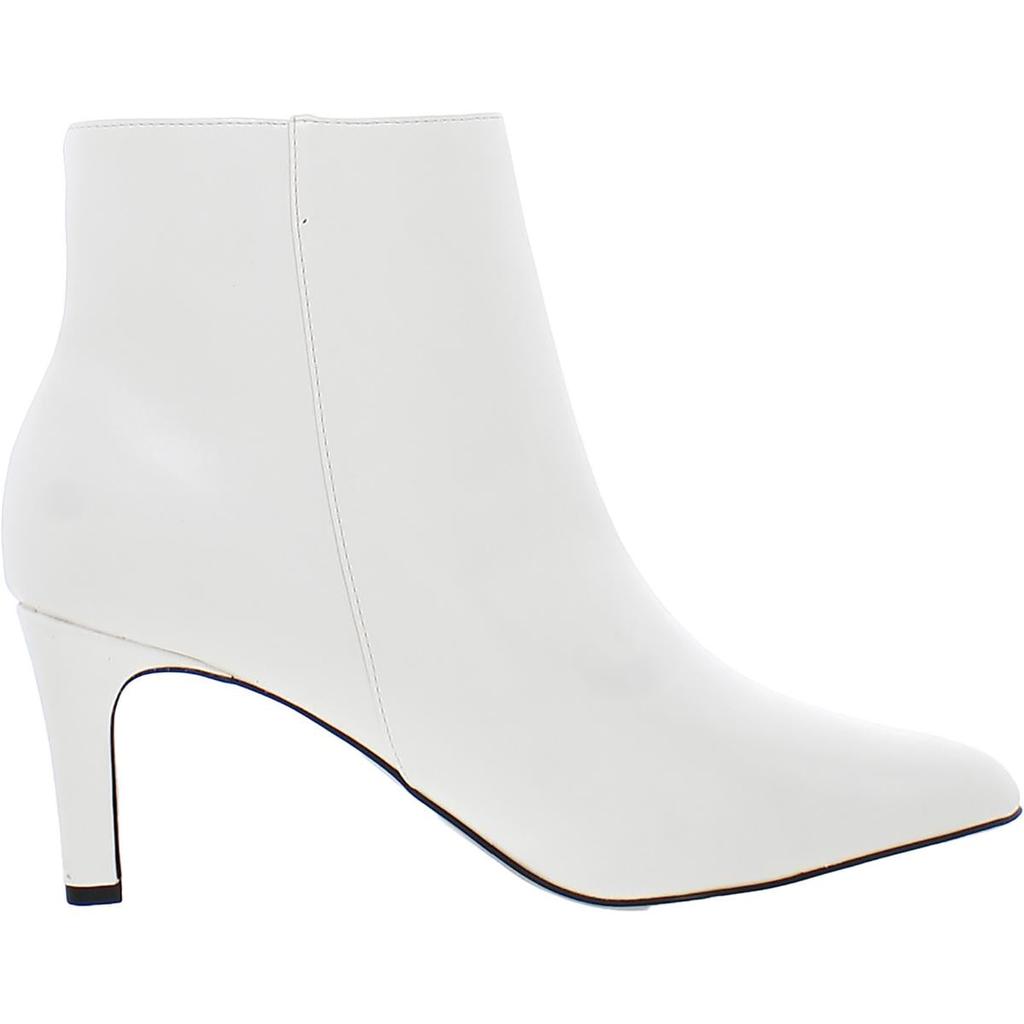 Adrienne Vittadini Sondy Womens Faux Leather Dressy Ankle Boots