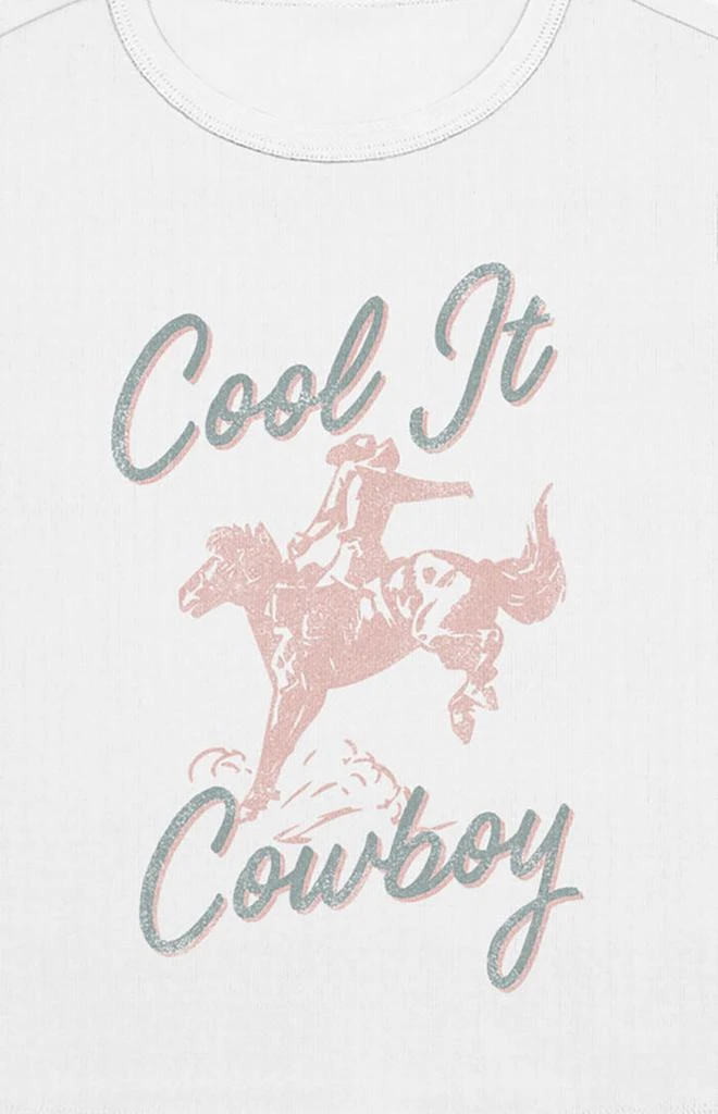 FIFTH SUN Cool It Cowboy Cropped T-Shirt 2