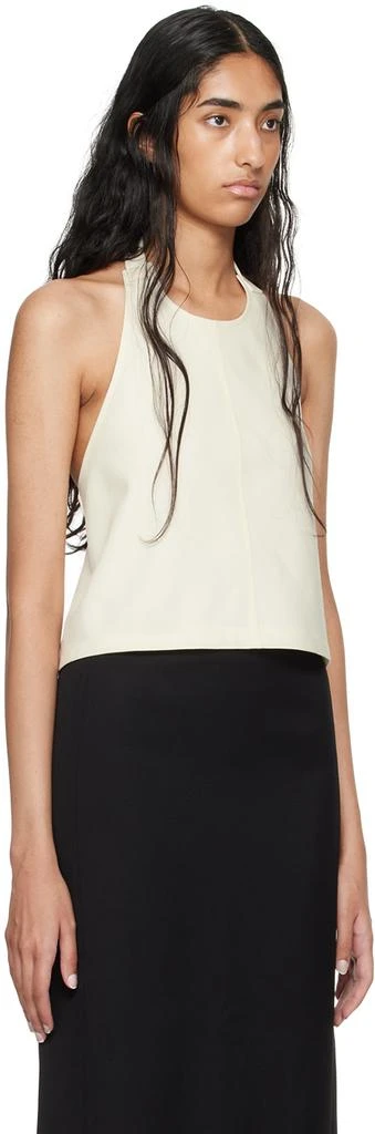 WARDROBE.NYC Off-White Backless Halter Top 2
