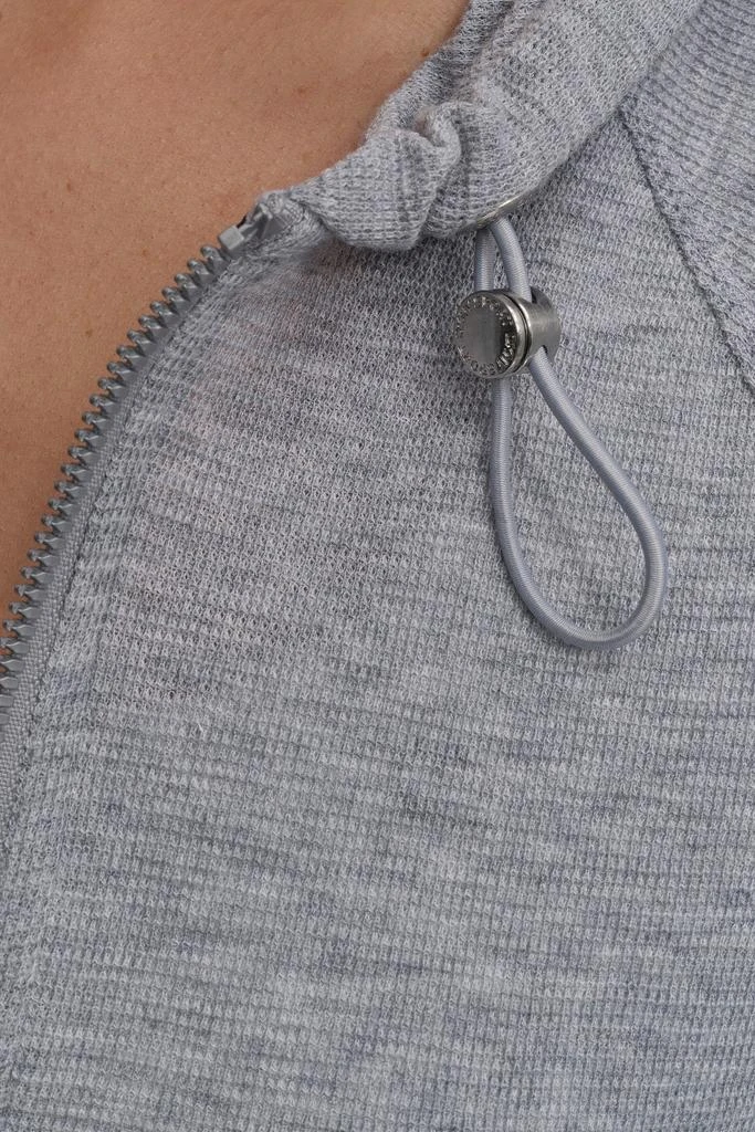 DKNY MINI SLUB WAFFLE FULL ZIP HOODIE 6