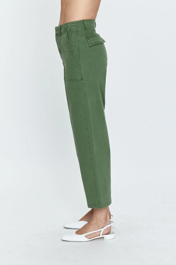 Pistola Denim Sophia Wide Leg Utility Ankle - Basil 3