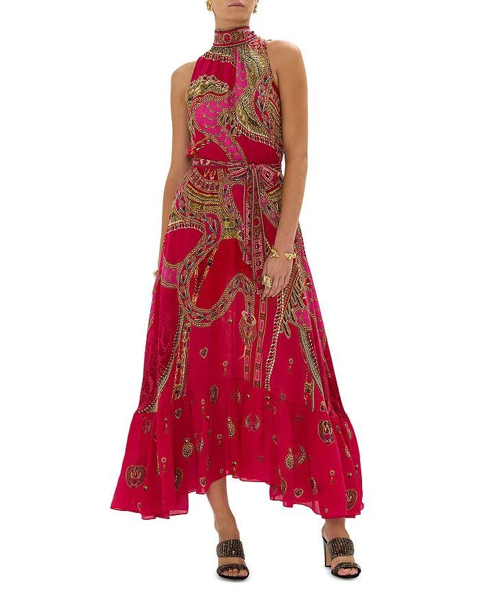 Camilla Printed Silk Dress 1
