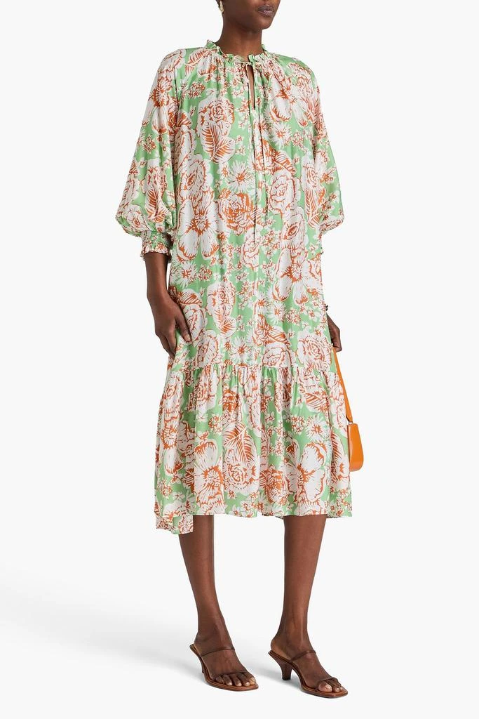 Diane von Furstenberg Fortina floral-print woven midi dress 2