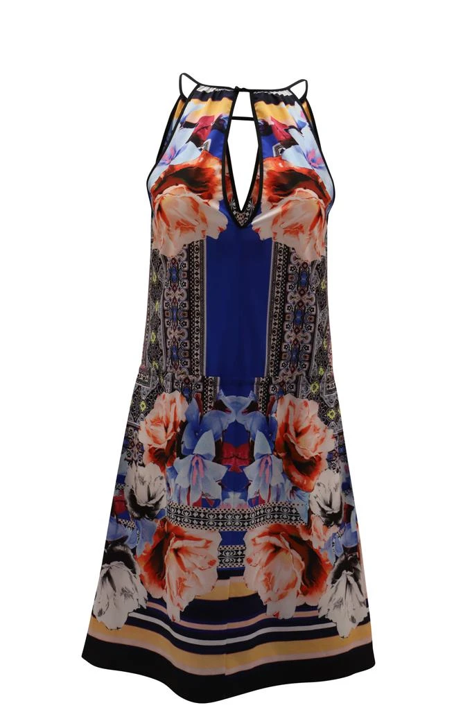 Clover Canyon Printed Keyhole Dress in Multicolor Polyester 1