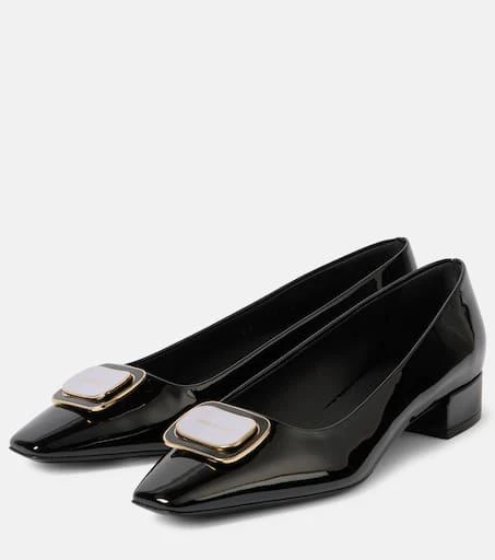 Salvatore Ferragamo Venera patent leather ballet flats 5