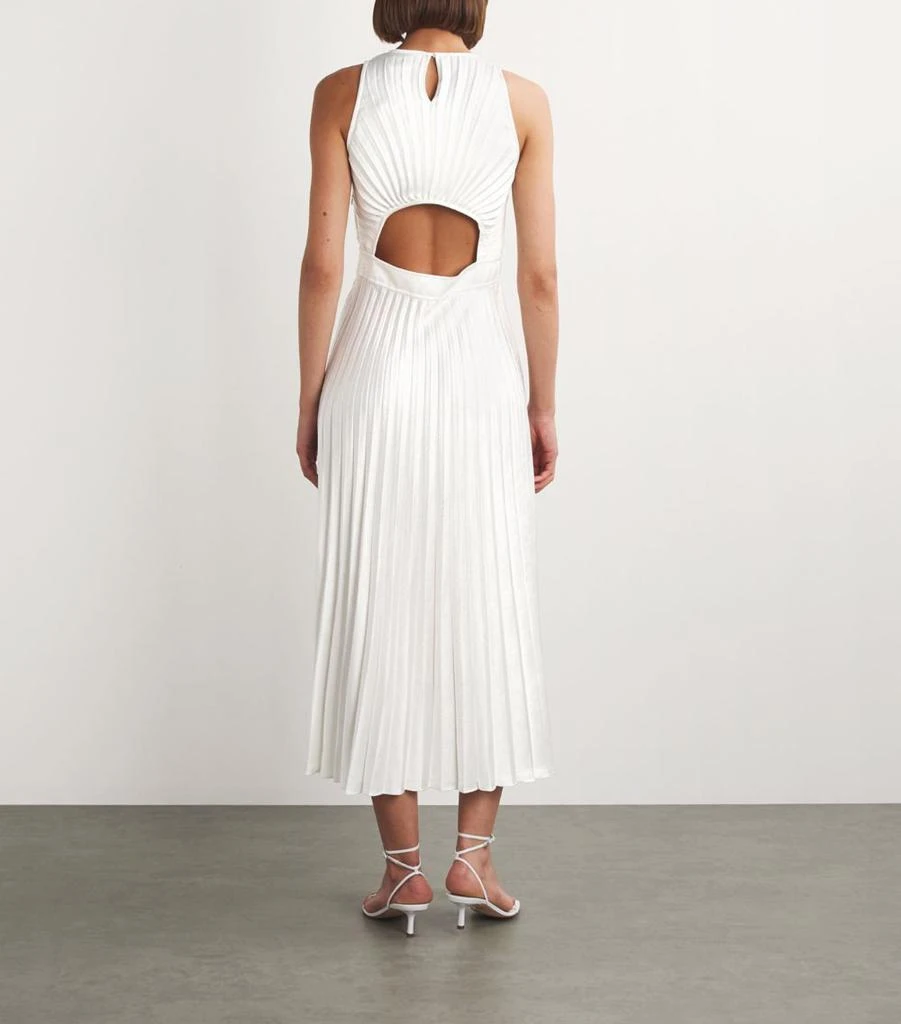 Sandro Pleated Midi Dress 3
