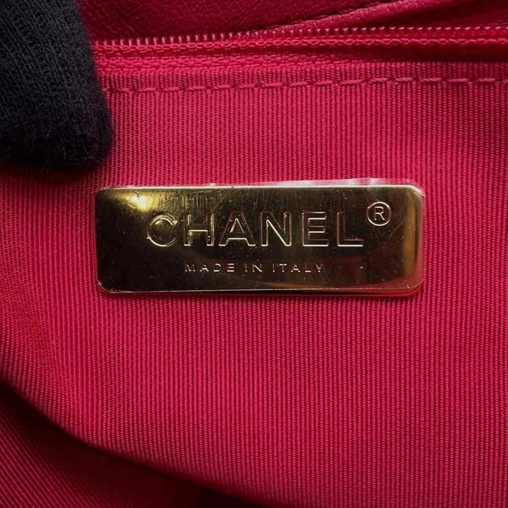 Chanel Chanel Pink Lambskin Leather 19 Flap Chain Shoulder Bag 11