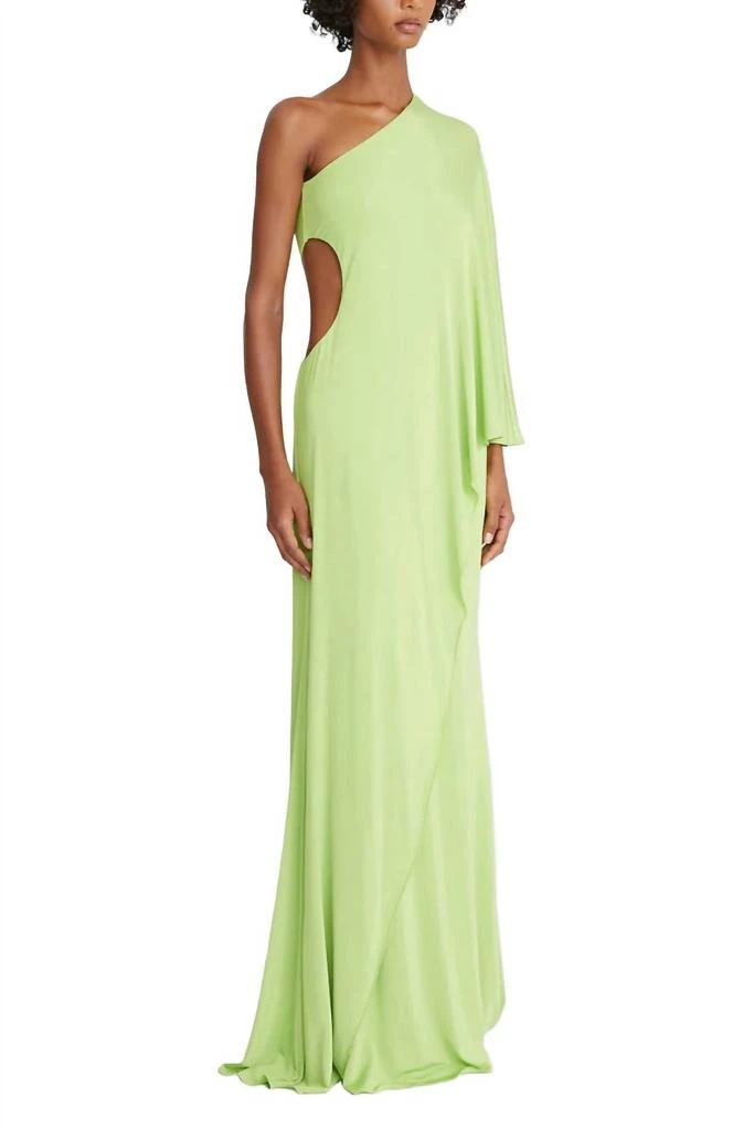 Halston Heritage Halston Heritage - One Shoulder Column Cascade Jersey Gown 3