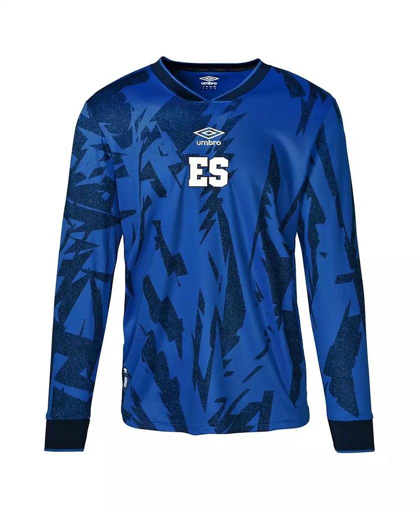 Umbro Men's Blue El Salvador National Team 2023 Home Replica Long Sleeve Jersey