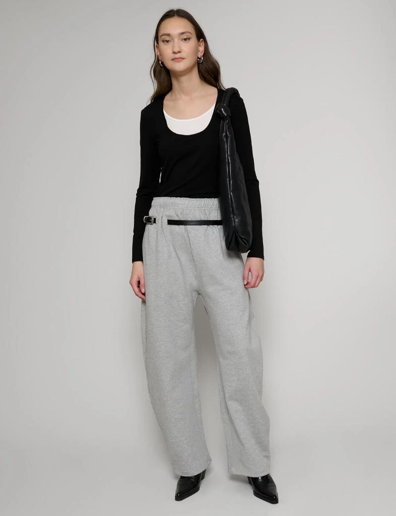 Pixie Market Belted Grey Sweatpants 9