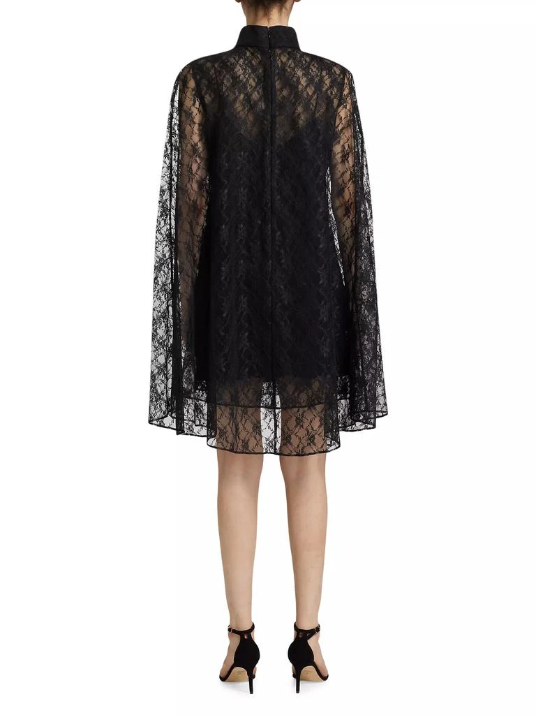 Rodarte Floral Lace Cape Minidress 5
