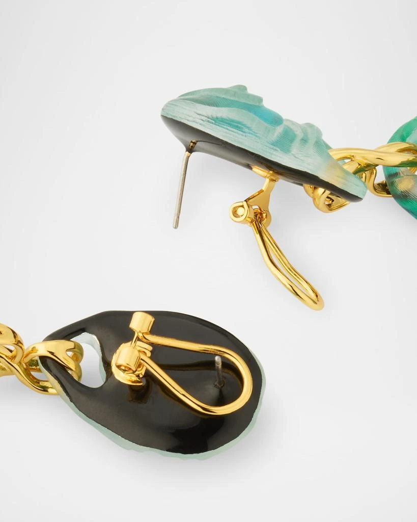 Alexis Bittar Madera Lucite Drop Earrings 4
