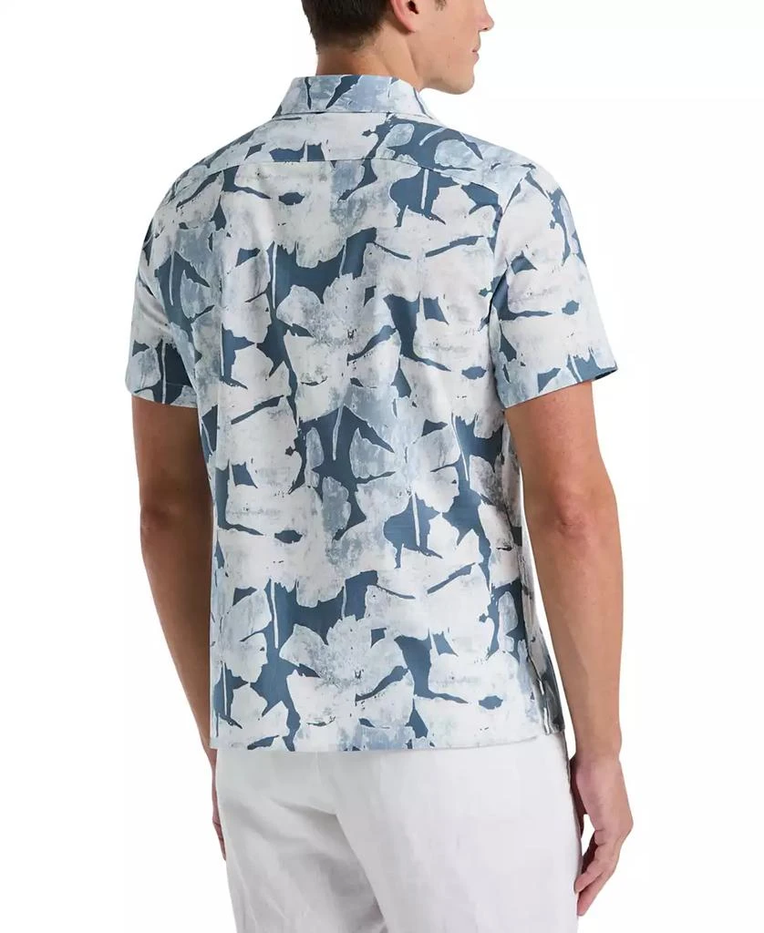 Perry Ellis Men's Short Sleeve Leaf Print Button-Front Shirt 2