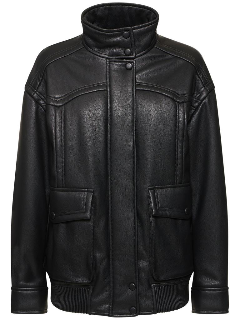 STAND STUDIO Jocelyn Faux Leather Jacket