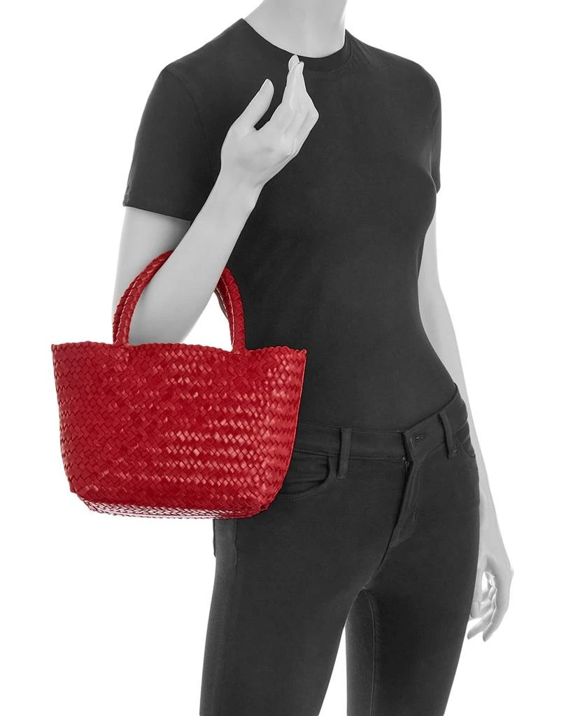 Madewell Handwoven Mini Leather Tote 2