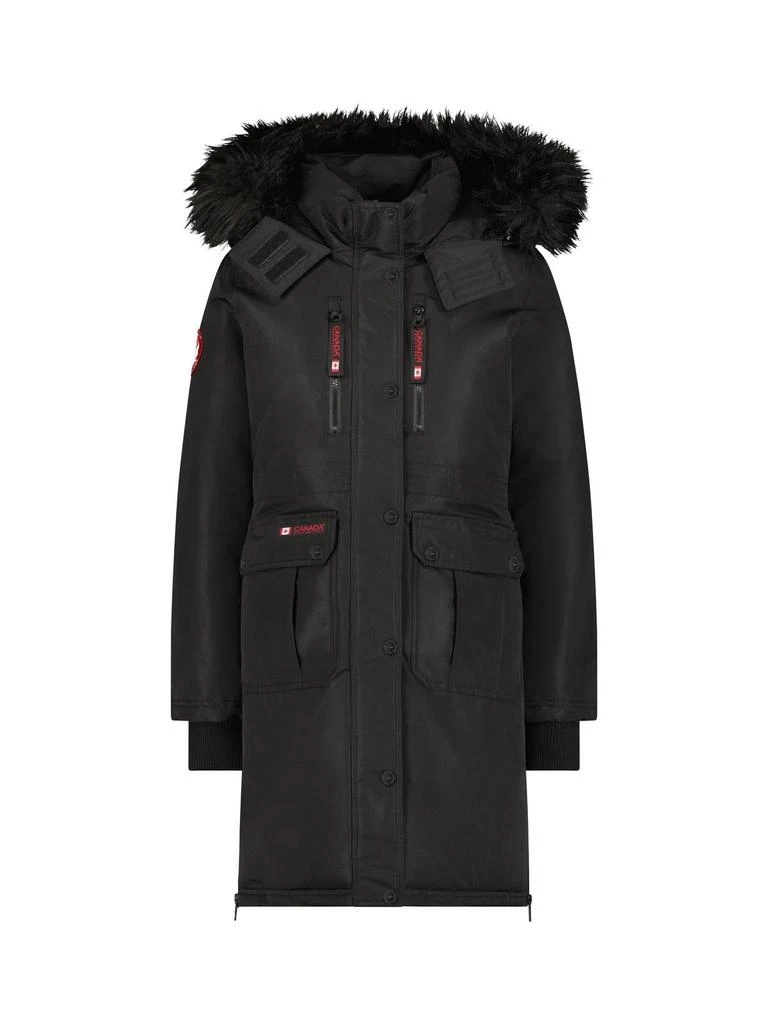 Canada Weather Gear OLCW991EC Womens Heavyweight Dual Pocket Parka Coat 7