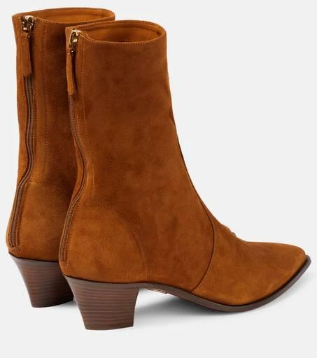 Aquazzura Brunswick suede ankle boots 3