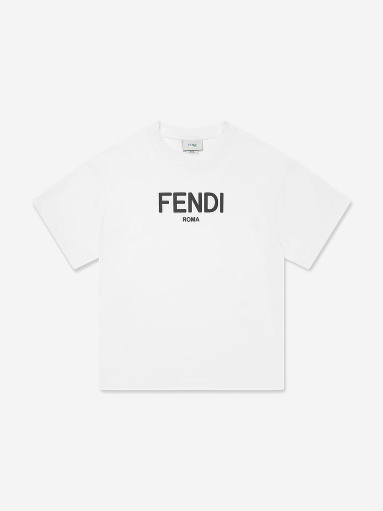 Fendi Kids Kids Logo T-Shirt in White