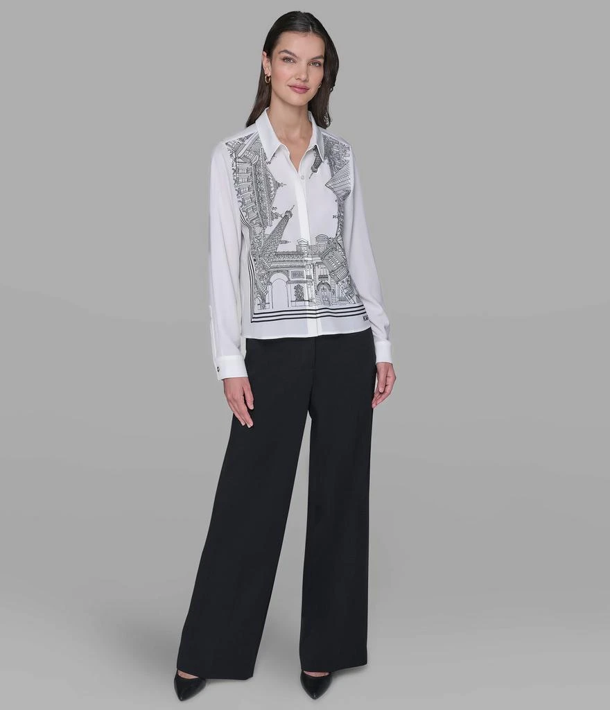 Karl Lagerfeld Paris PARIS SCENE SOFT BLOUSE 3