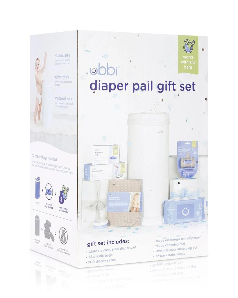Ubbi Diaper Pail Gift Set 9