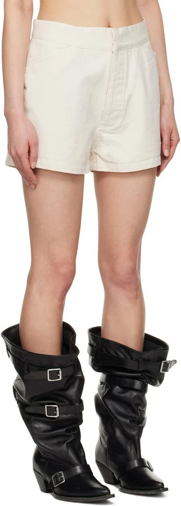 R13 Off-White Lace Back Sailor Shorts 2