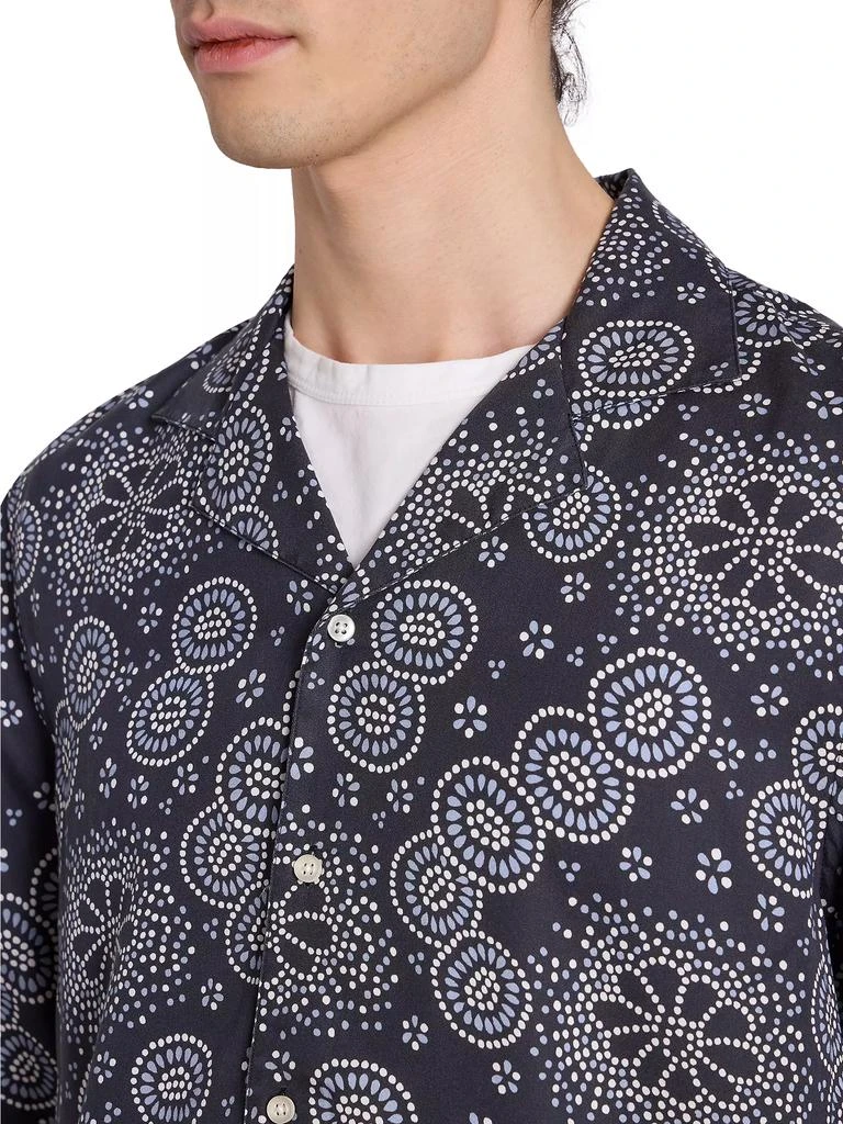 Officine Générale Eren Dots Camp Shirt 6