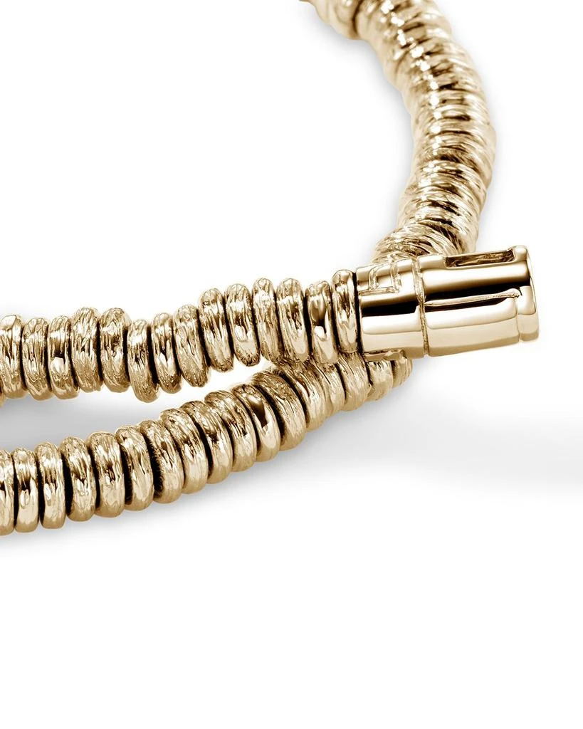 John Hardy Men
s 14K Yellow Gold Heishi Beaded Bracelet 6