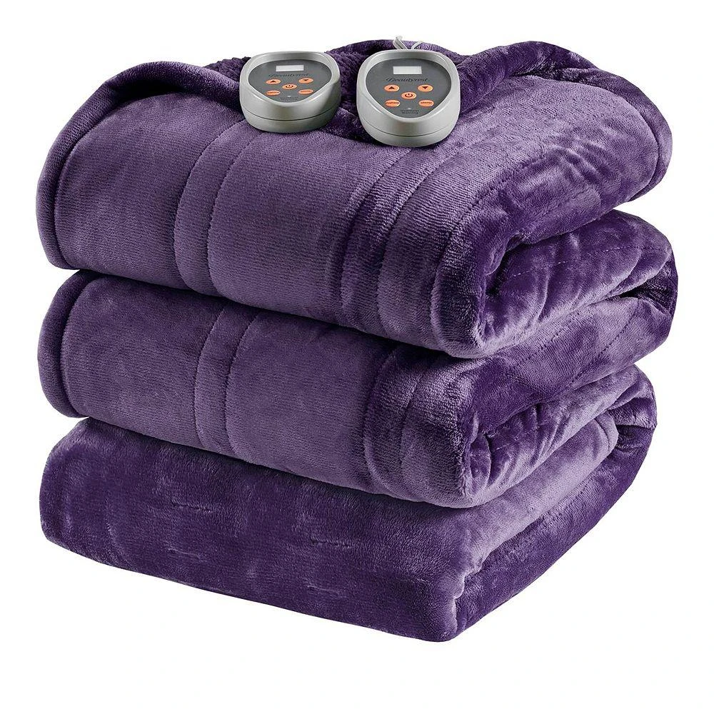Beautyrest Heated Microlight to Berber Blanket, King 1