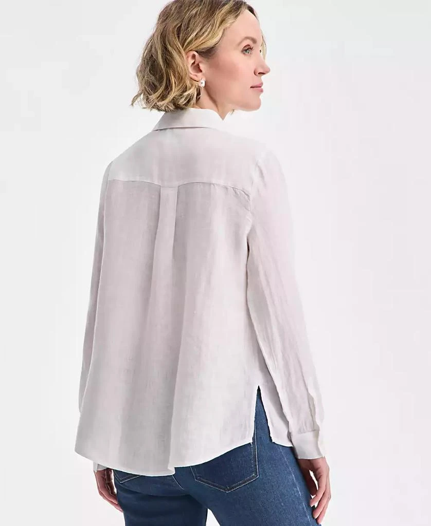 Charter Club Women's 100% Linen Shirt, Created for Macy's 4