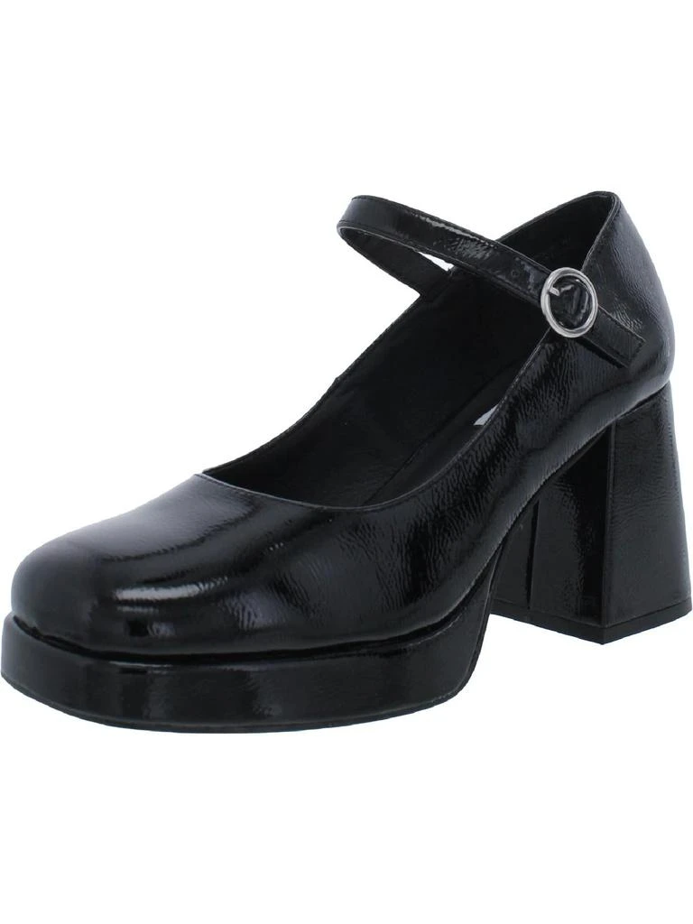 Steve Madden Mingle Womens Buckle Block Heel Mary Jane Heels 2