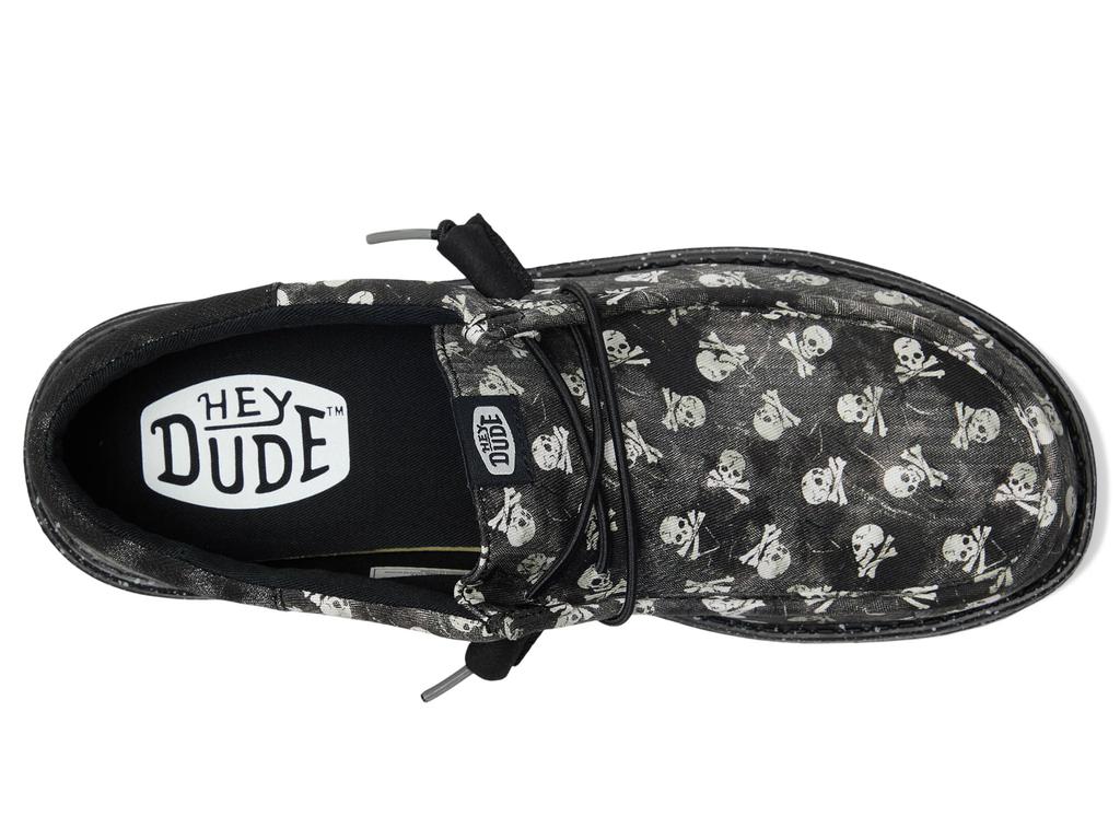 Hey Dude Wally Funk Skull Print