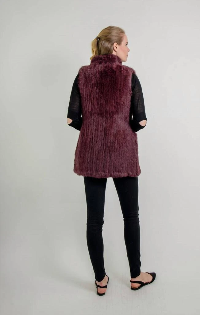 Love Token Love Token - Elyse Genuine Rabbit Fur Vest 3