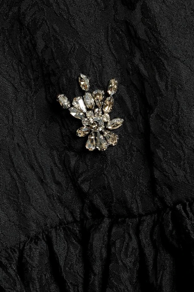 Huishan Zhang Amarice crystal-embellished cloqué gown 4