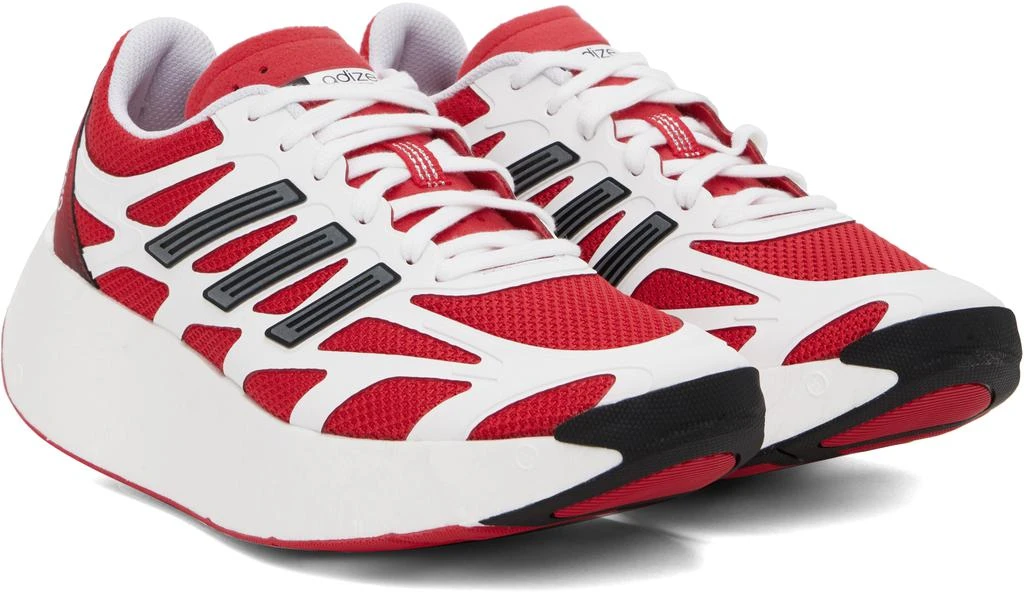 Adidas Red & White Adizero Aruku Sneakers 4