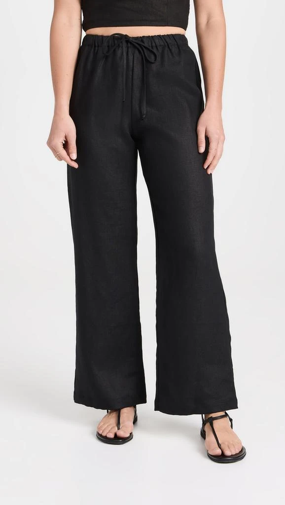 Reformation Petite Olina Linen Pants 1