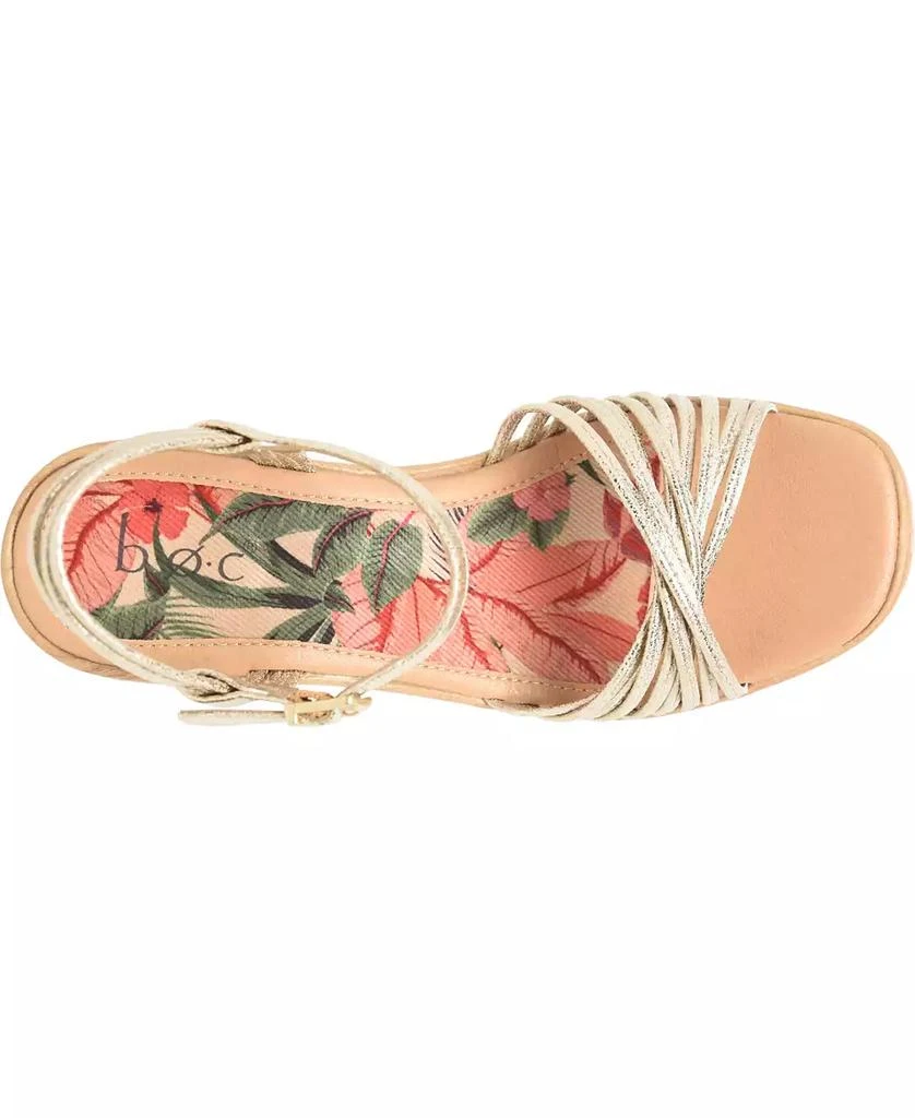 b.o.c. Women's Catalina Strappy Comfort Wedge Sandal 3