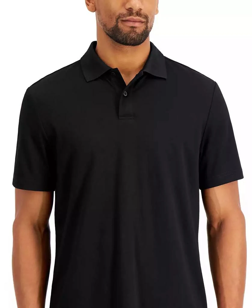 Alfani Men's Regular-Fit Solid Supima Blend Cotton Polo Shirt, Created for Macy's 3