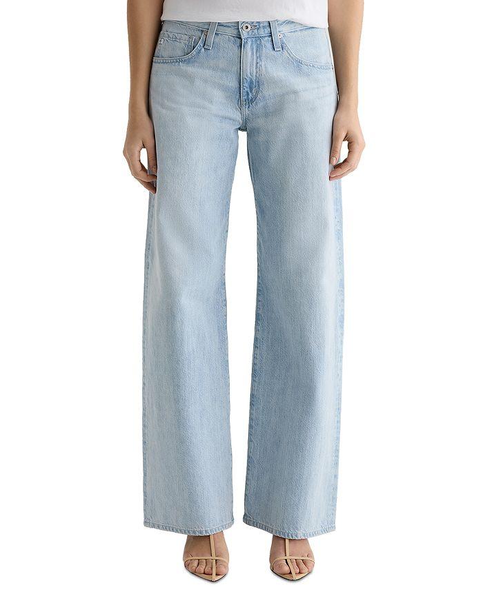 AG Adria Low Rise Wide Leg Jeans in Sunfaded
