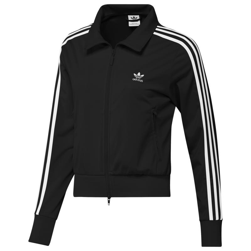 Black adidas Originals Oversized Firebird Track Top - JD