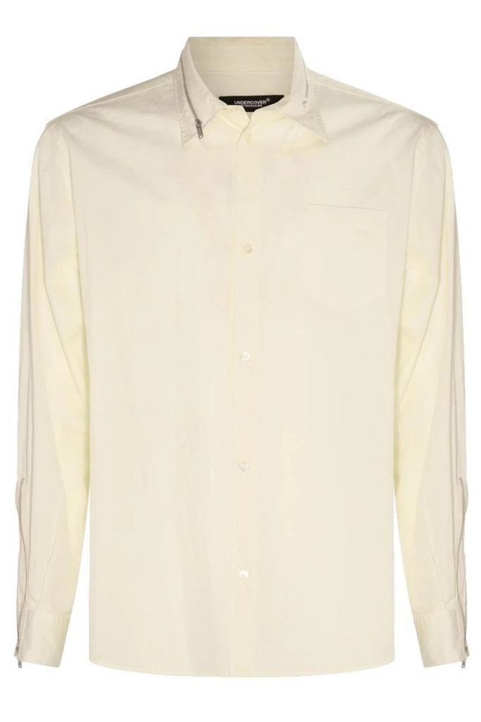UNDERCOVER Undercover Zip Detailed Button-Up Shirt 1