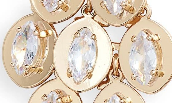 Nordstrom Crystal Disc Chandelier Drop Earrings 3