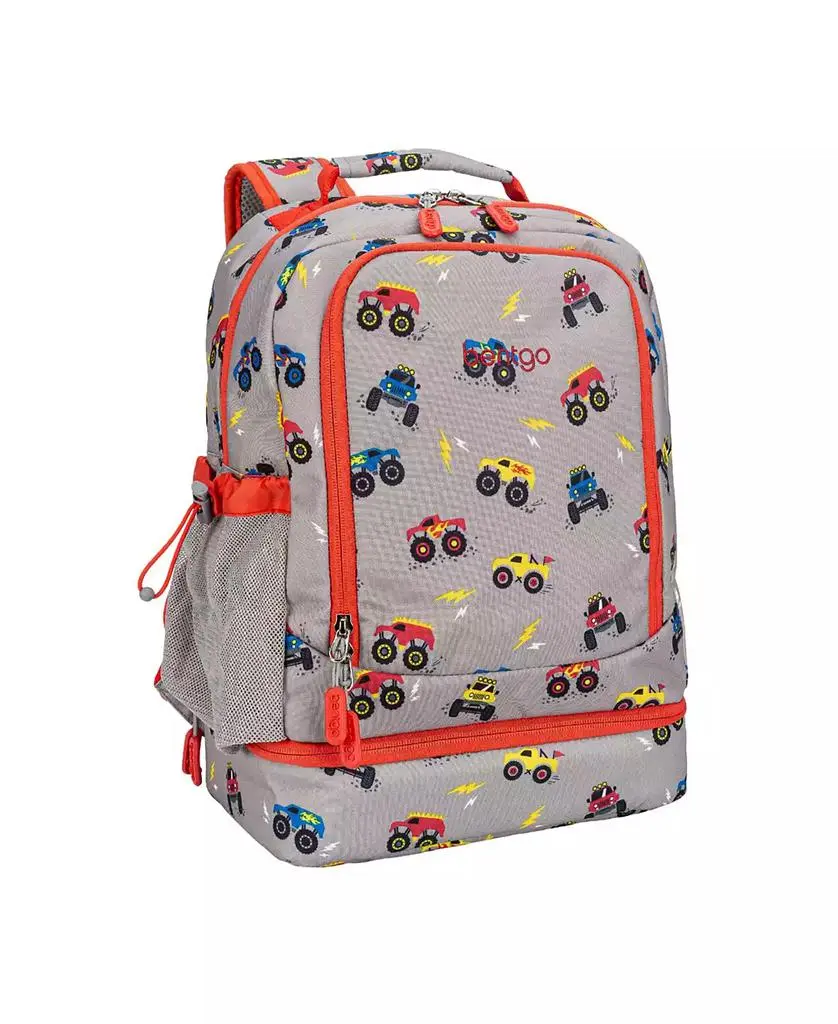 Bentgo Kids Prints 2-In-1 Backpack and Insulated Lunch Bag - Trucks