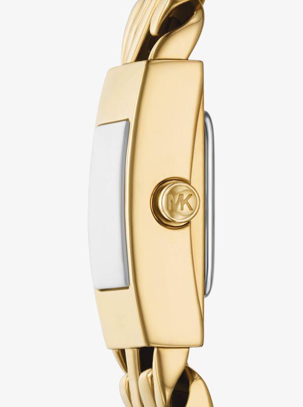 undefined Mini Darrington Gold-Tone Chain-Link Watch