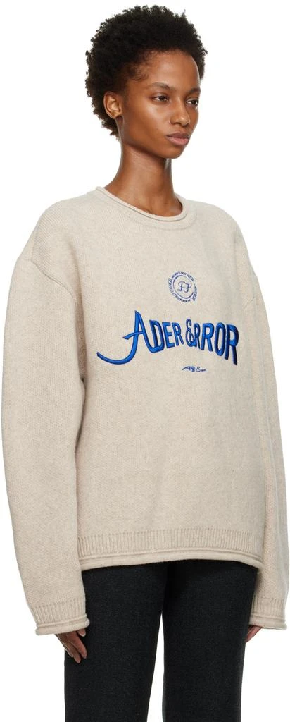 ADER error Beige Verif Sweater 2