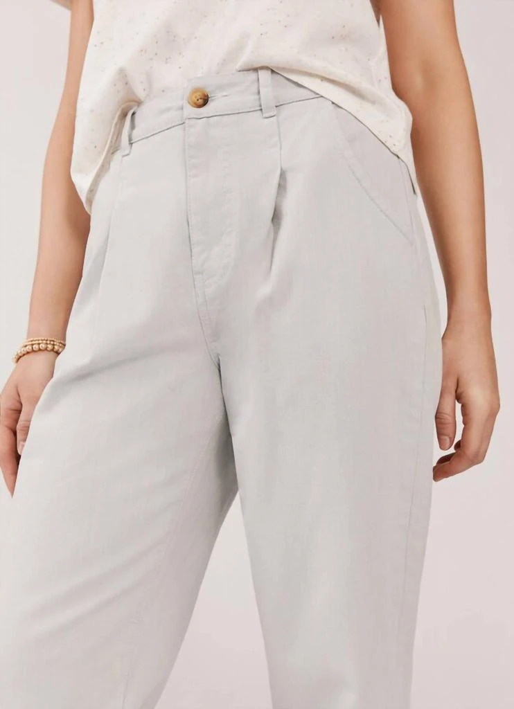 Something Navy Something Navy - Leighton Pleated Denim Pants 4