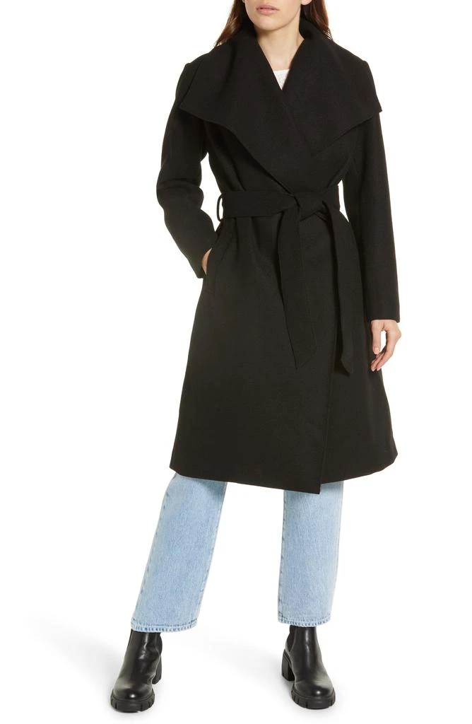 NOIZE Lena Belted Wrap Coat 1