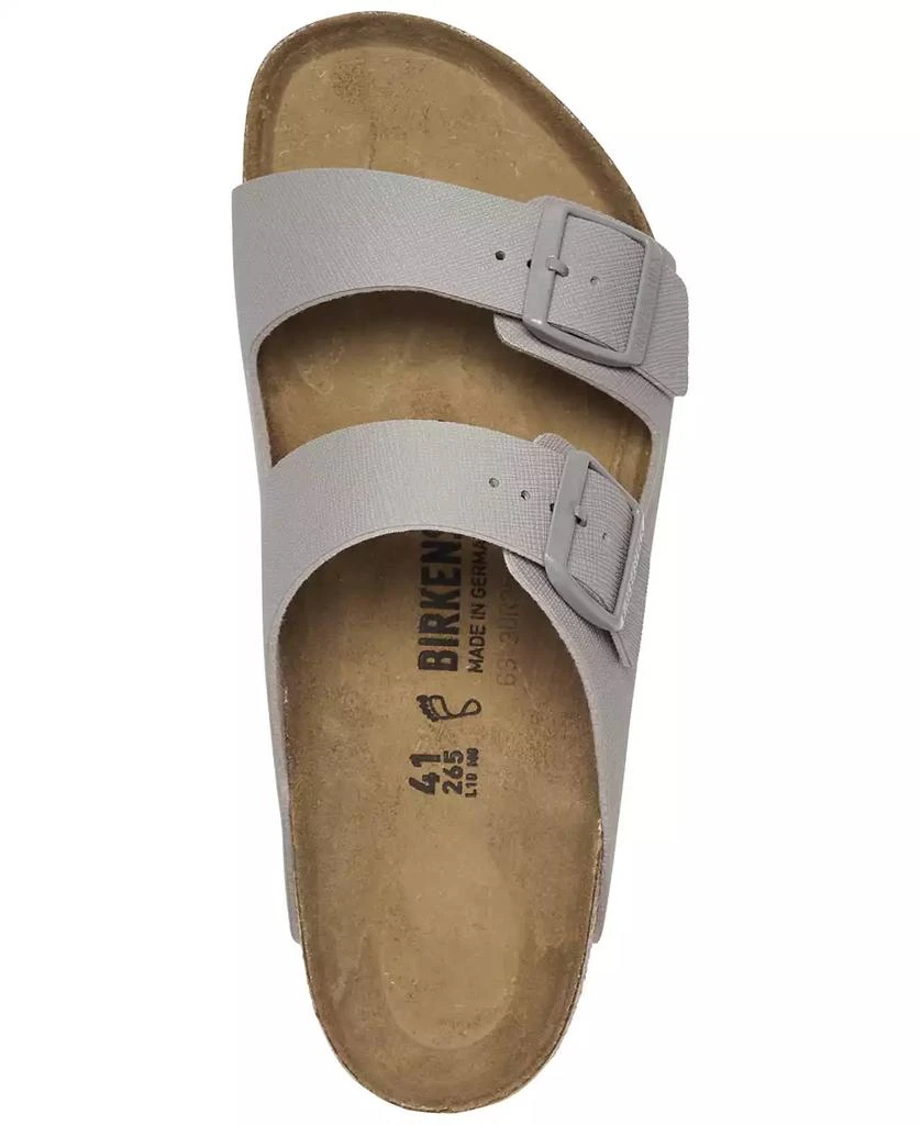 Birkenstock Men's Arizona Birko-Flor Saffiano Adjustable Slide Sandals from Finish Line 5