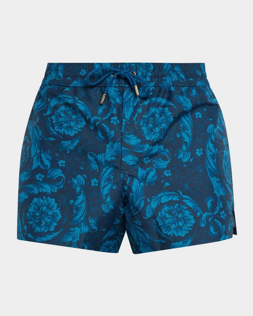 Versace Men
s Barocco-Print Swim Trunks