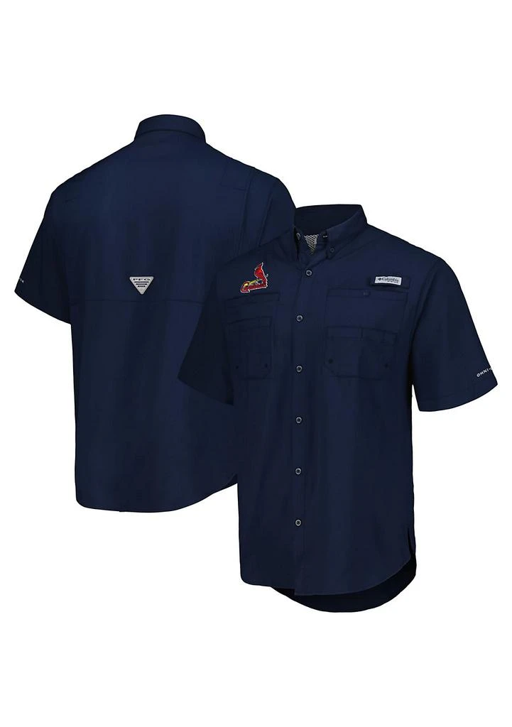 Columbia MLB St. Louis Cardinals Tamiami Omni-Shade Button-Down Shirt