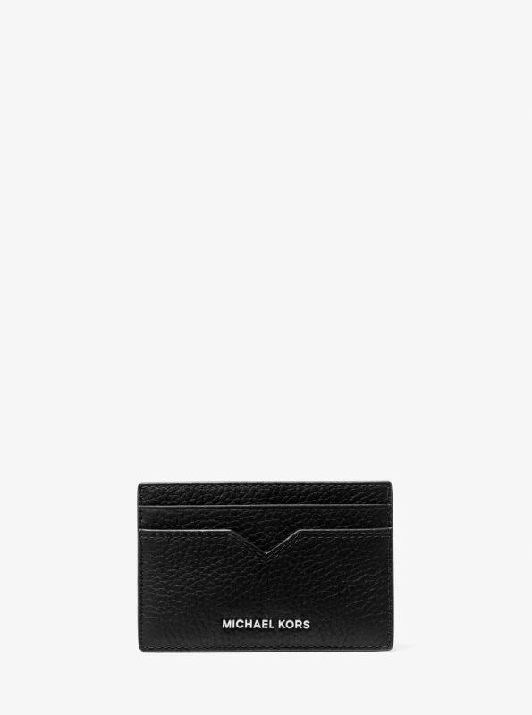 Michael Kors Hudson Pebbled Leather Card Case 1